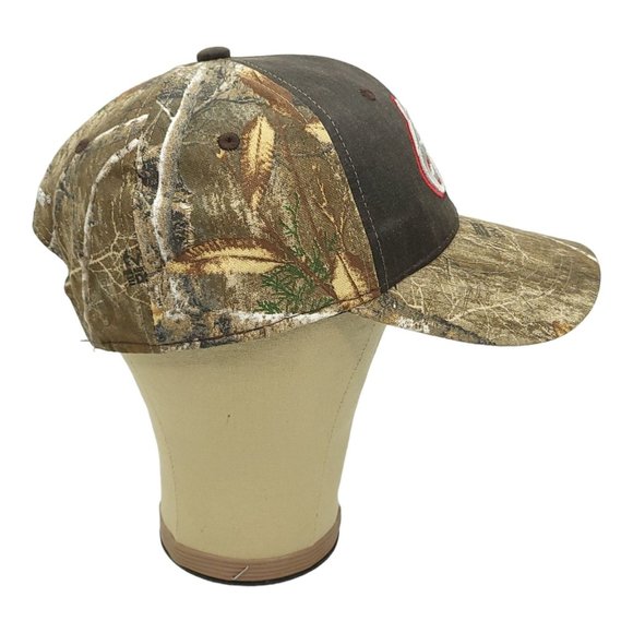 Realtree Edge Camo Embroidered Antlers Logo Snapback Cap Trucker Hunter Hat NEW - Picture 10 of 12